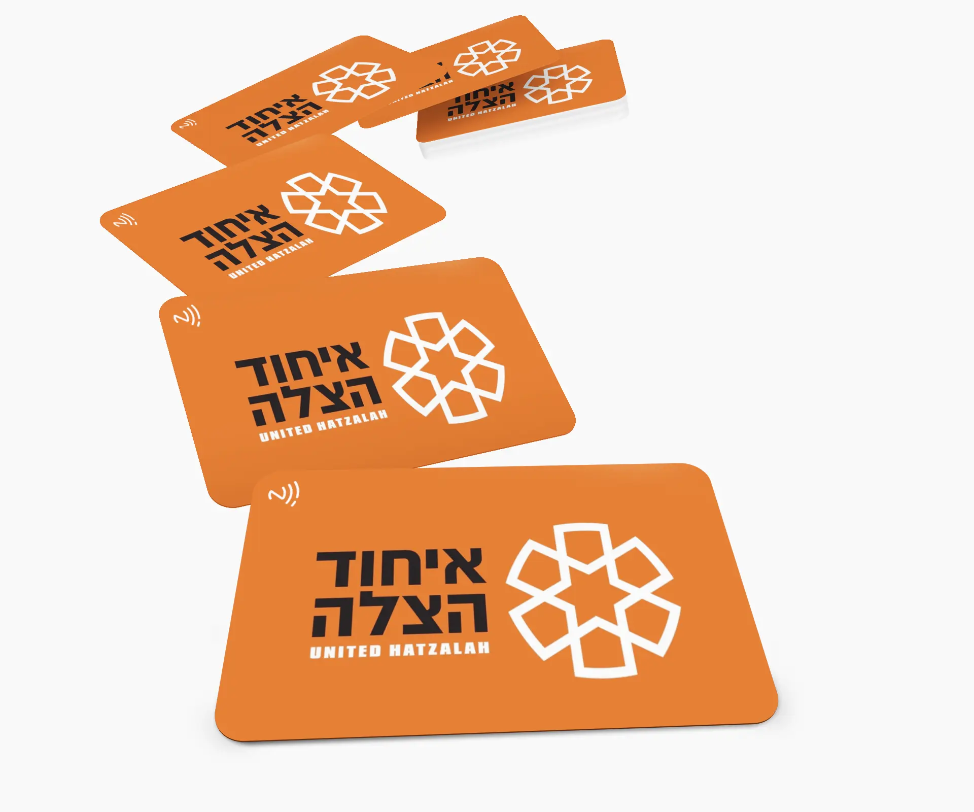 Example 2 of a custom-branded NFC card produced for a client