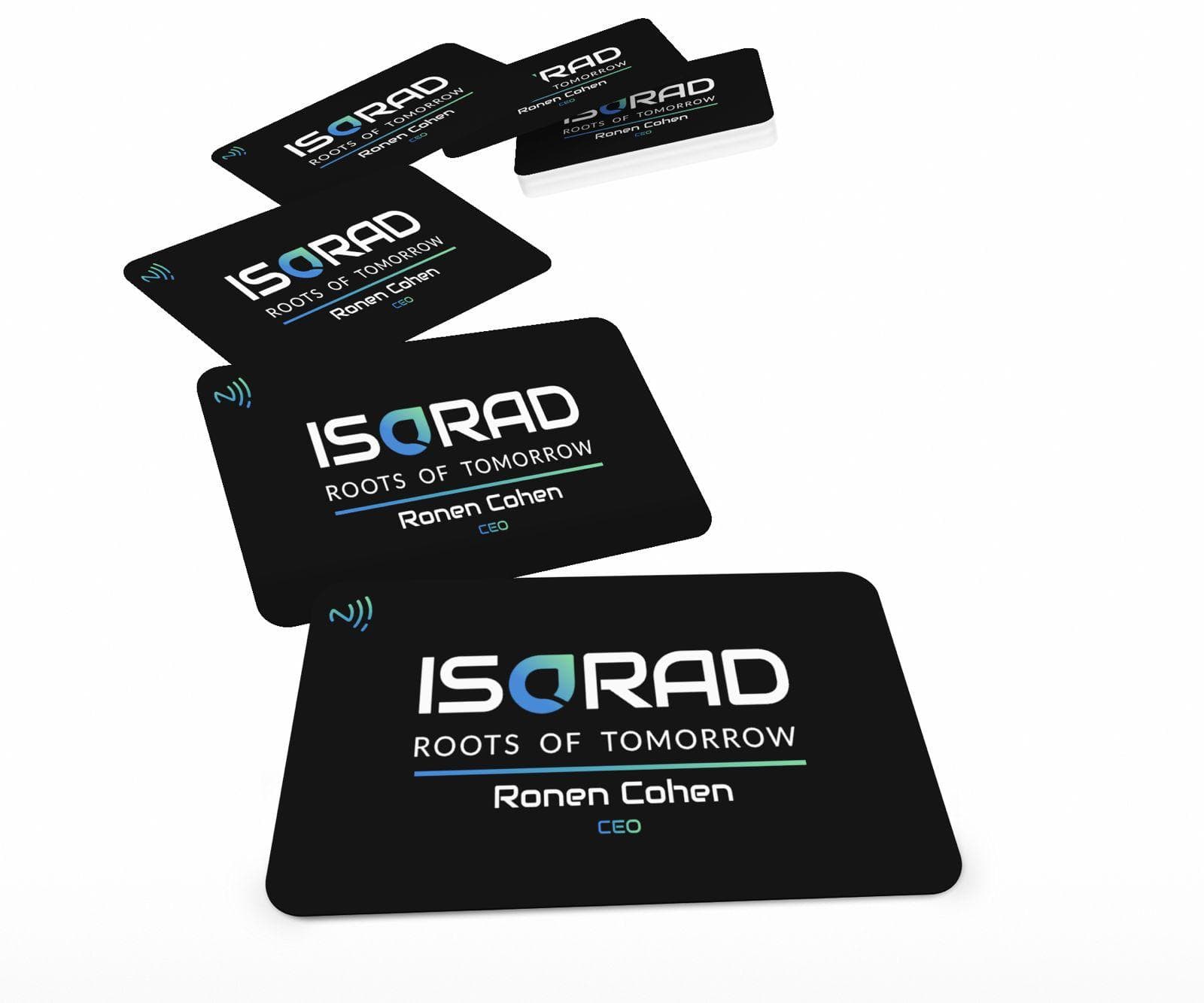 Example 5 of a custom-branded NFC card produced for a client