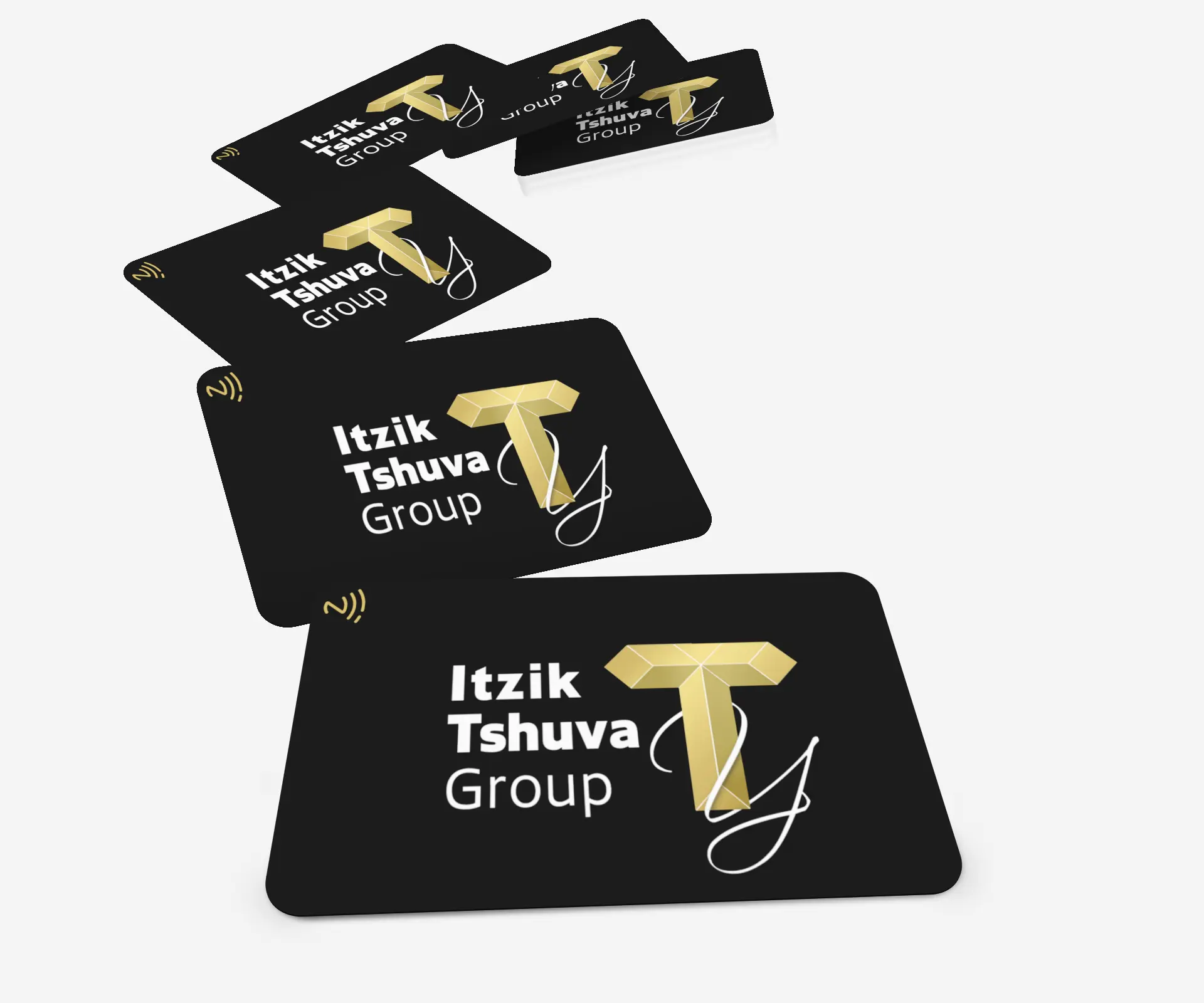 Example 1 of a custom-branded NFC card produced for a client