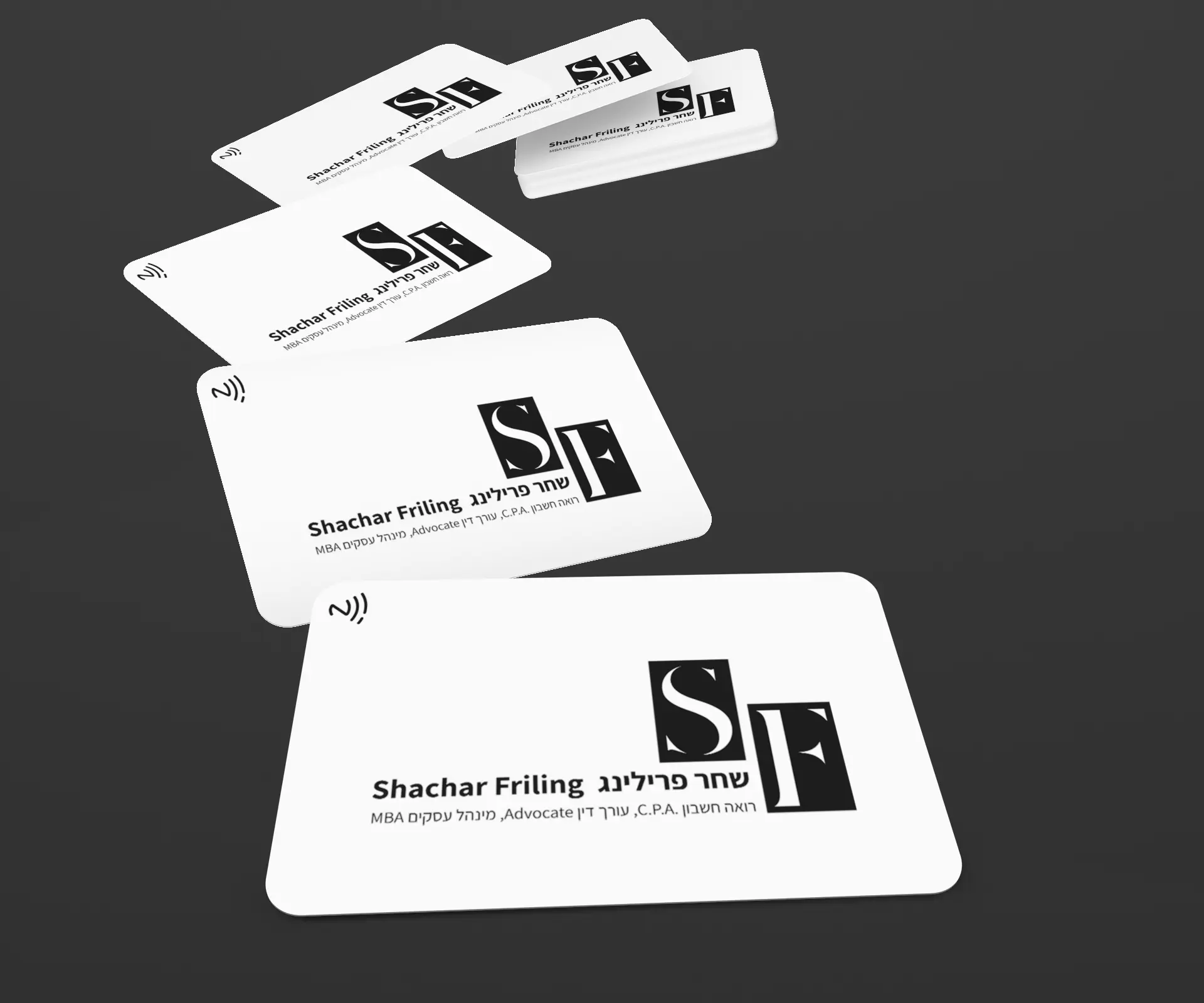 Example 4 of a custom-branded NFC card produced for a client